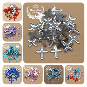 200 шт. 12*15 мм акриловые небольшие кресты очаровательные с плоским основанием кабошон украшения аксессуары сделай сам рукоделие Скрапбукинг