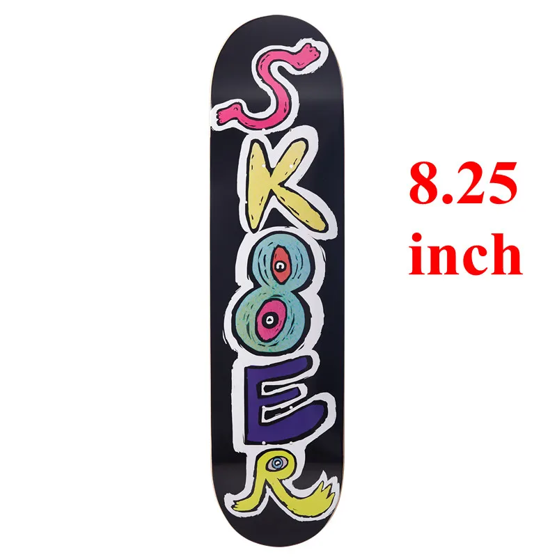 SK8ER 8.25 SK8ER канадский скейтборд палубы 8/8. 125/8. 25 качество 8 слоев Канадского Клена скейт-deck для Скейтбординг - Цвет: SK8ER 8.25