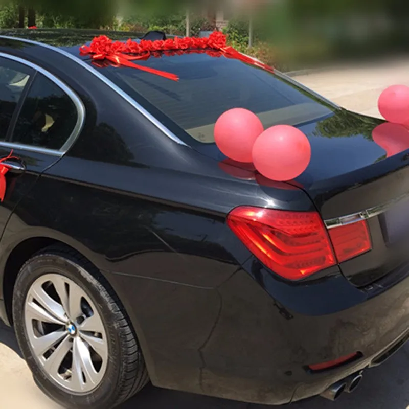 Свадебный автомобиль украшения Искусственные цветы Свадебные Декоративные цветы Пена розы шелк украшение
