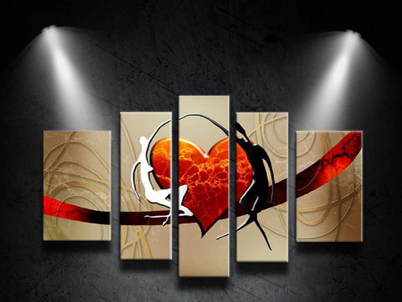 

100%Hand-painted Modern Dance Human body art Abstract Landscape charming Oil Painting On ten Canvas On Wall For Office Decor