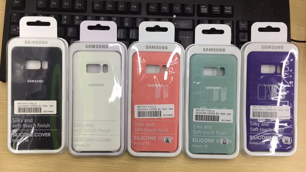 samsung силиконовый чехол для samsung Galaxy S8 S8 PLUS g9550 9500 EF-PG950-6 цветов защита от износа