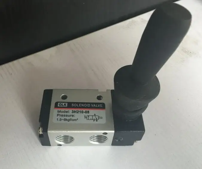 Пневматические клапаны с ручным управлением BSPT 3 направления 2 положения 1/4 дюйма