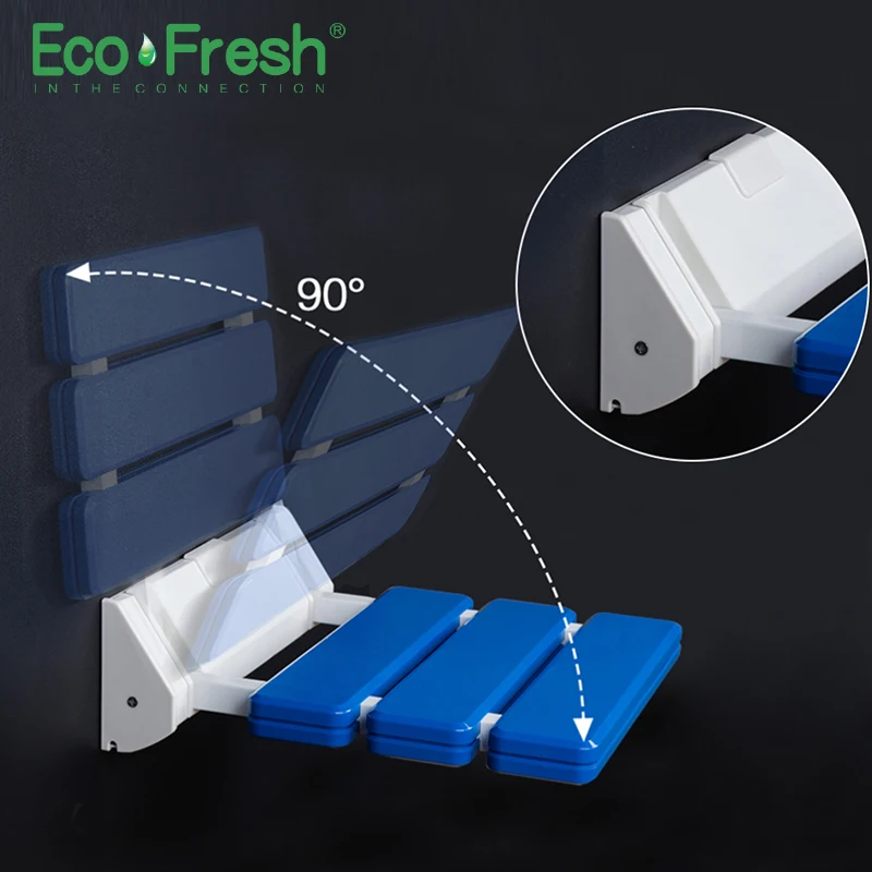 Настенное сиденье для душа Ecofresh Складное Сиденье и ванной стул пляжа
