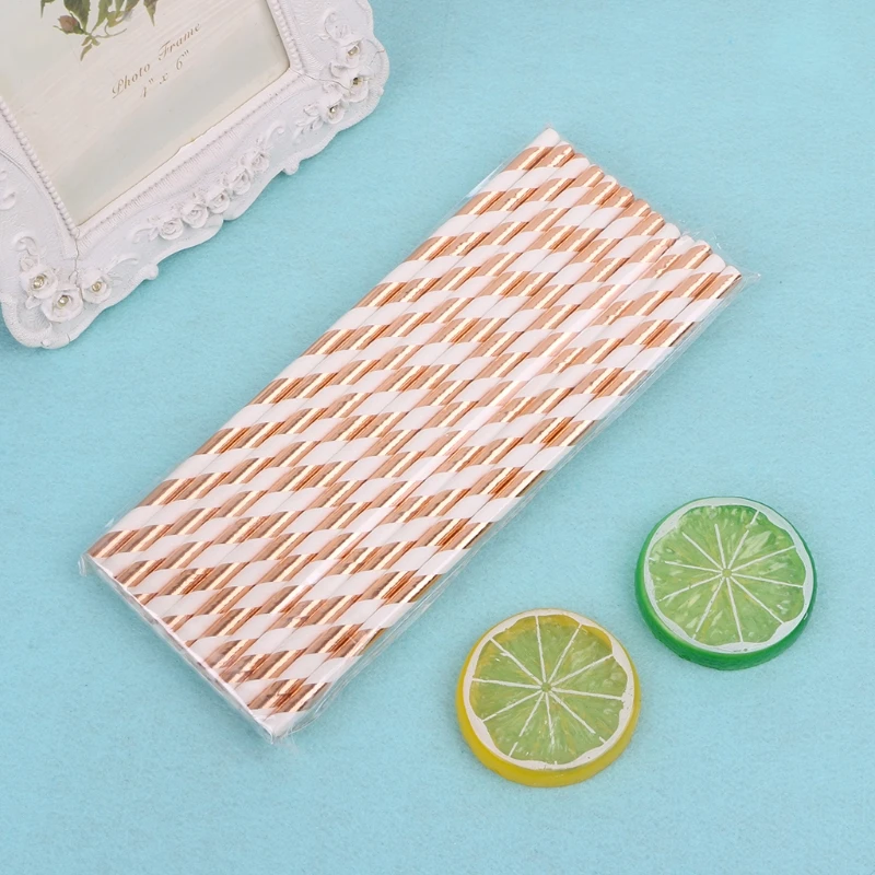 Одноразовая посуда наборы бокал для шампанского вечерние розовое золото чашка