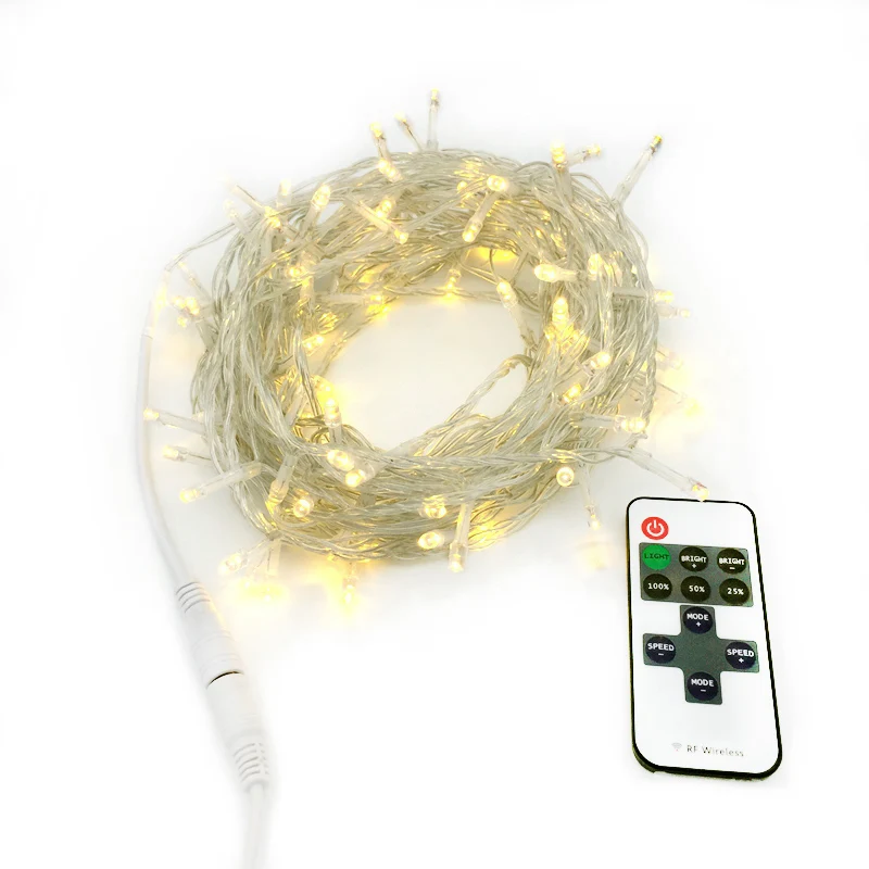 DC12V светодиодный Сказочный свет шнура 10 м/20 м возможностью погружения на глубину