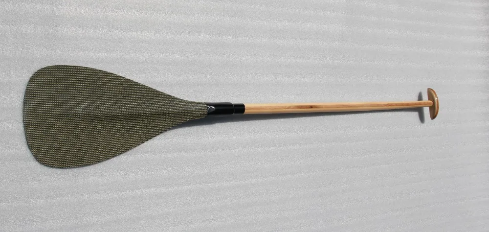 ZJ Спорт Лидер продаж Гибридный каноэ весло с ОС кевлара и лезвие ручной работы