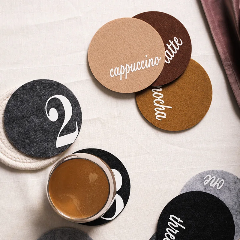 Шикарная креативная Кружевная салфетка круглые чашки коврики нескользящий