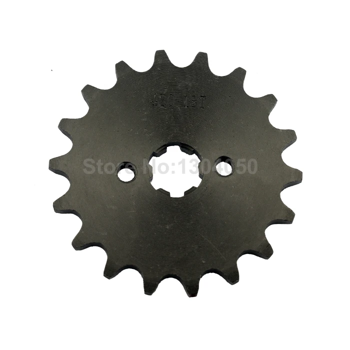 Передняя Звездочка двигателя 18 зубьев 420 18Т Шестерня питбайка 110cc 125cc SDG SSR 17 мм вал