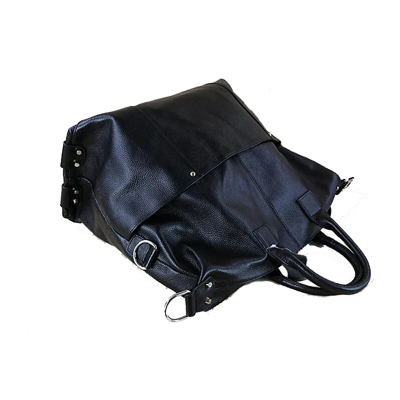 Женская сумка мессенджер из натуральной коровьей кожи вместительная высокого