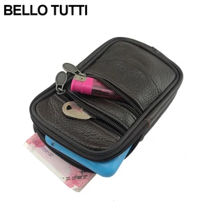 Поясная Сумка для бега и занятий спортом на открытом воздухе, из воловьей кожи, карман для денег, многофункциональный ремень для хранения, поясные сумки для мужчин