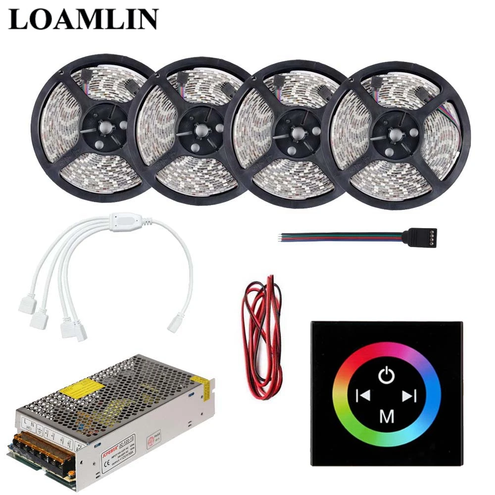 Светодиодная гибкая лента RGB SMD2835/3528 с сенсорной панелью светодиодный контроллер