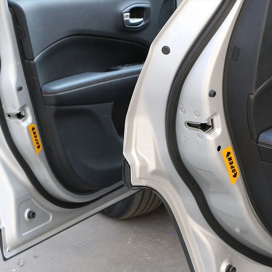 4 шт./компл. предупреПредупреждение наклейки на дверь автомобиля для детской