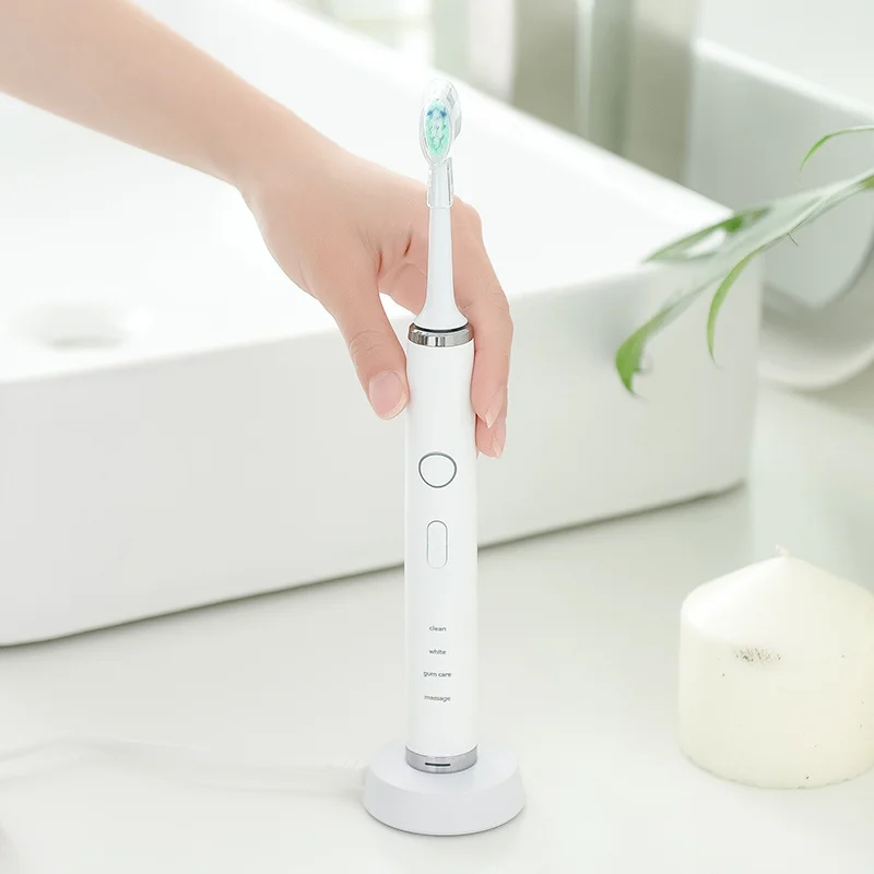 YEATION электрическая зубная щетка Ультра звуковая водостойкая перезаряжаемая