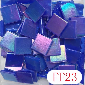 FF23 200g/132pcs 15X15 мм 0,59 дюймов кварцевые мозаики свободные мозаика хобби, сделай сам, Материал Сделано в Китае, кварц, Стекло Плитки Сделай Сам Алмазная мозаика хобби - Цвет: FF23