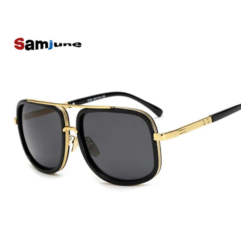 

Samjune Oversized Men mach one Sunglasses luxury brand Women Sun Glasses Square Male Oculos de sol female sunglasses for men
