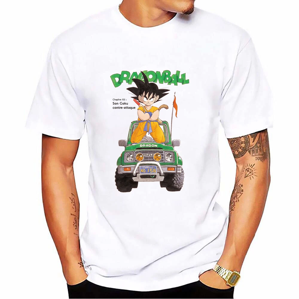 Летняя новейшая футболка с драконами и шариками супер сайян Dragon Ball Z Dbz Son Goku чехол