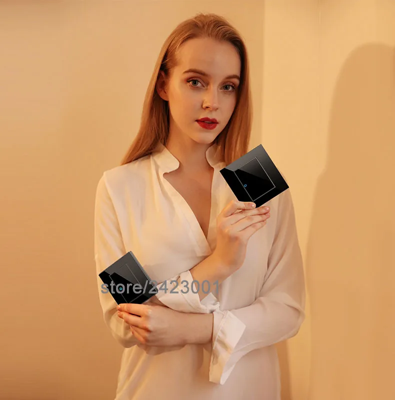 86 Тип, черный переключатель из закаленного стекла, 1, 2, 3, 4 комплекта, 1, 2 варианта, Переключатель точки ящерицы, Comuter, ТВ, телефонная розетка, Бытовой настенный переключатель