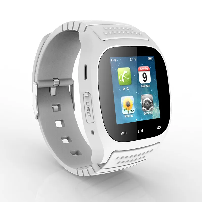 Роскошные Модные Смарт-часы M26 Android с шагомером Bluetooth спортивные циферблатом SMS