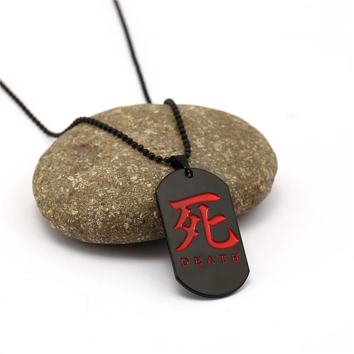 Игра SEKIRO Shadows Die Twice Key Chain Ожерелье s Tag сплав кулон ожерелье чокер брелок брелки подарок ювелирные изделия для мужчин