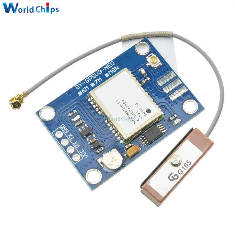 

GY-GPSV3-NEO NEO-M8N GPS Module Flight Controller Board PX4 Pixhawk V2.4.5 APM2.56 RTKLIB with Antenna for Beidou GPS Module