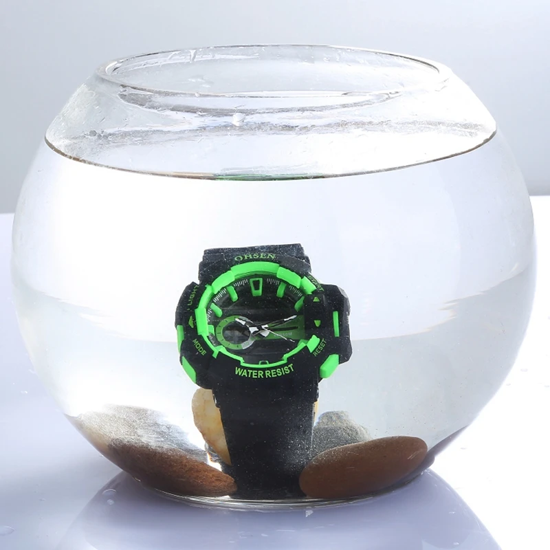 Часы наручные OHSEN Мужские кварцевые светодиодсветодиодный аналоговые цифровые