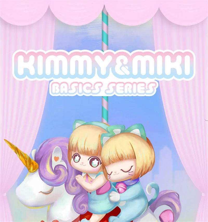 Kimmy & Miki милая девушка автомобиль установлен украшение Мода игрушки модель|Набор