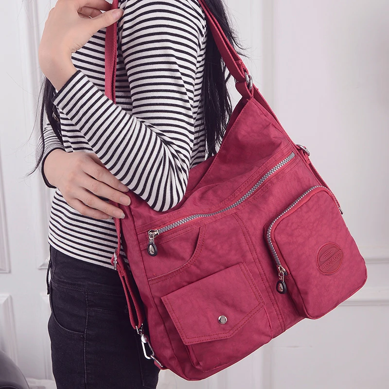 

Designer Handbags New Women Bag Double Shoulder Bag High Quality Nylon Female Handbag bolsas sac a main