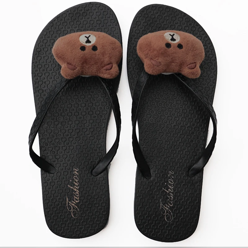 Милые женские шлепанцы с медведем CuddlyIIPanda уткой каваи милым морковным дизайном