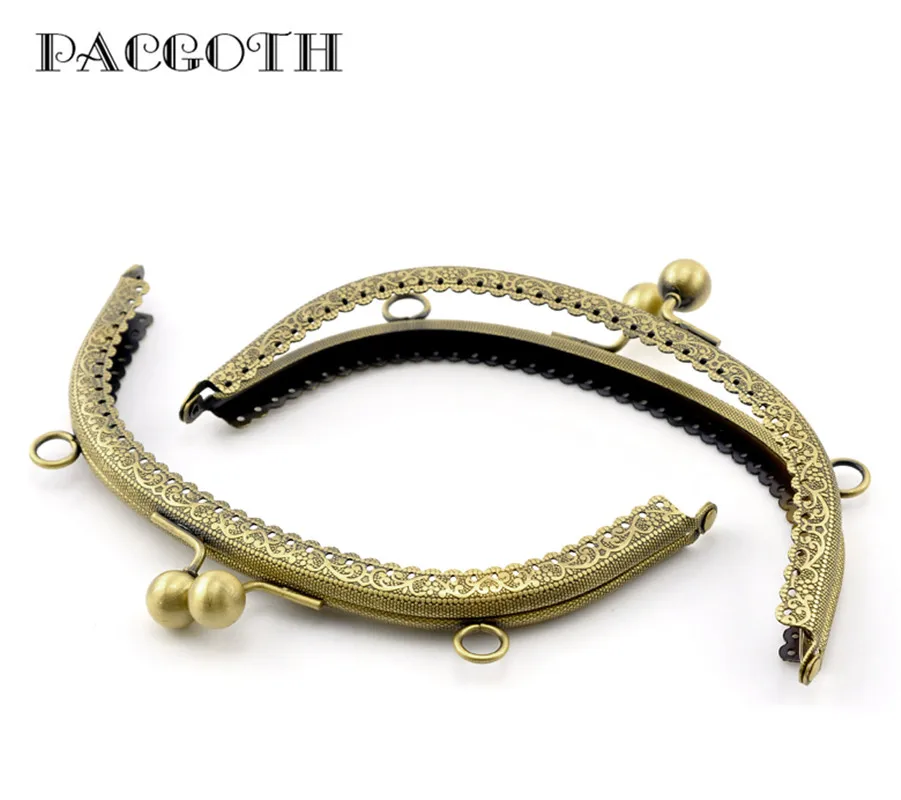 PACGOTH сплав на железной основе Kiss застежка кошелек с замком рамка Арка античный