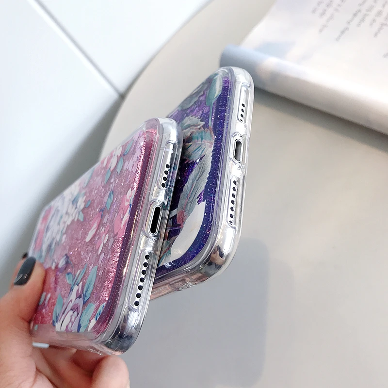 KISSCASE с блестками жидким песком чехол для телефона huawei Коврики 10/20 P20/30 задняя