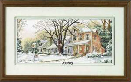 

Needlework,DIY Cross Stitch,Sets For Embroidery kits,11CT&14CT,Winter street