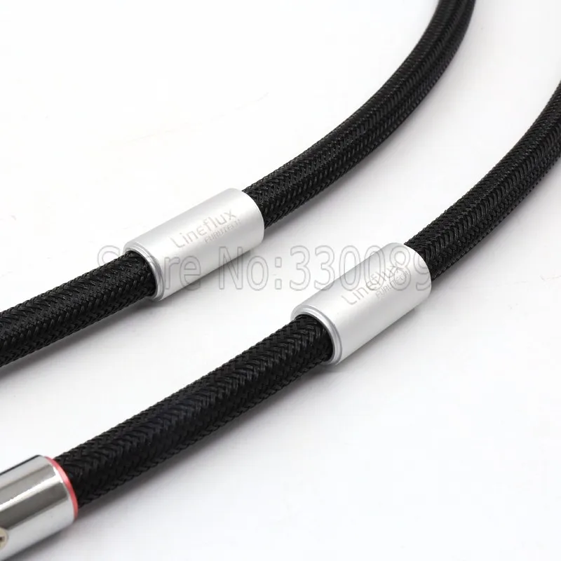 3 м/пара Lineflux(RCA) Аудио Межблочный кабель с углеродного волокна RCA штекер