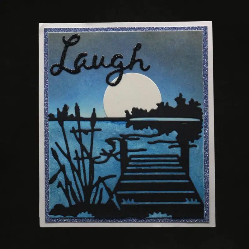 Lakeside View металлические режущие штампы трафарет для скрапбукинга &quotсделай сам&quot