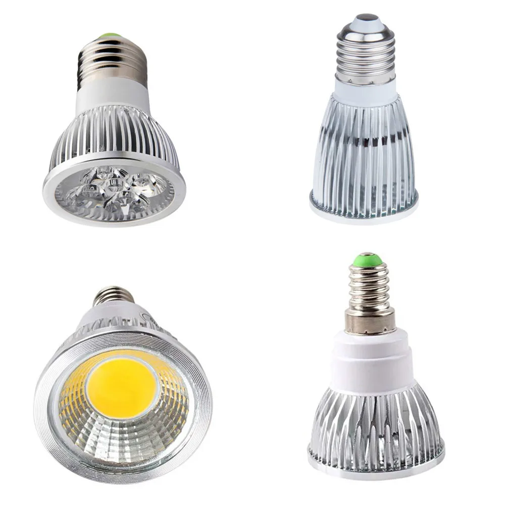 Светодиодный прожектор 12v MR16 cob Лампа 220v GU10 E27 E14 3w 5w 7w теплый белый 3000k природа 4000k