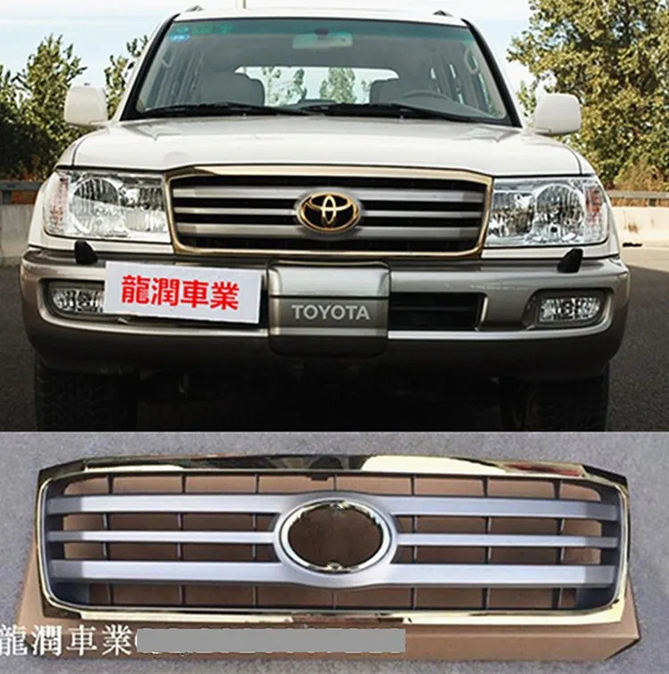EOsuns передний бампер решетка для Toyota Land Cruiser LC100 FZJ100 UZJ100 4500 4700 2006-2007 - Цвет: 1