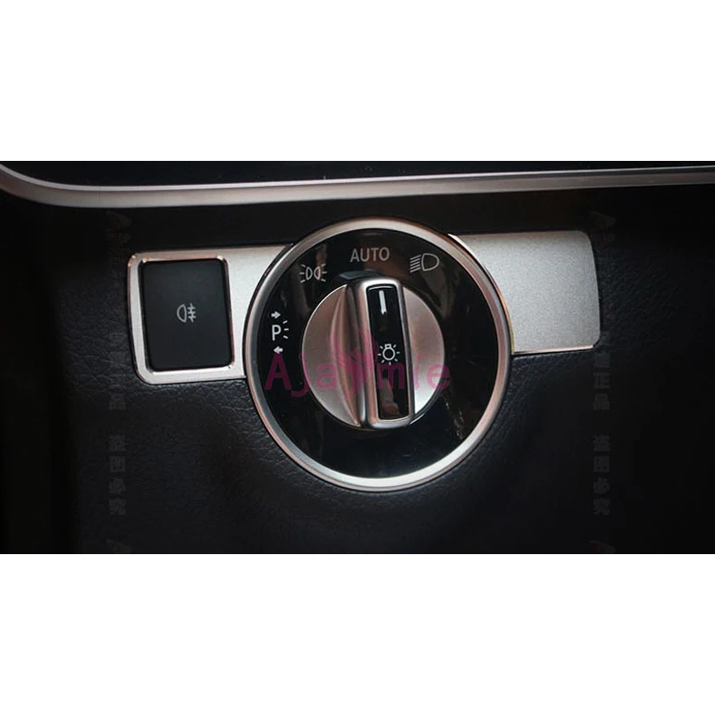 Хром для Mercedes Benz E Class A B old-C GLA CLA ML GL GLK GLE GLS переключатель фар панель отделка