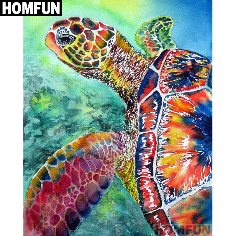 HOMFUN Full Square/Round Drill 5D DIY Diamond Painting 