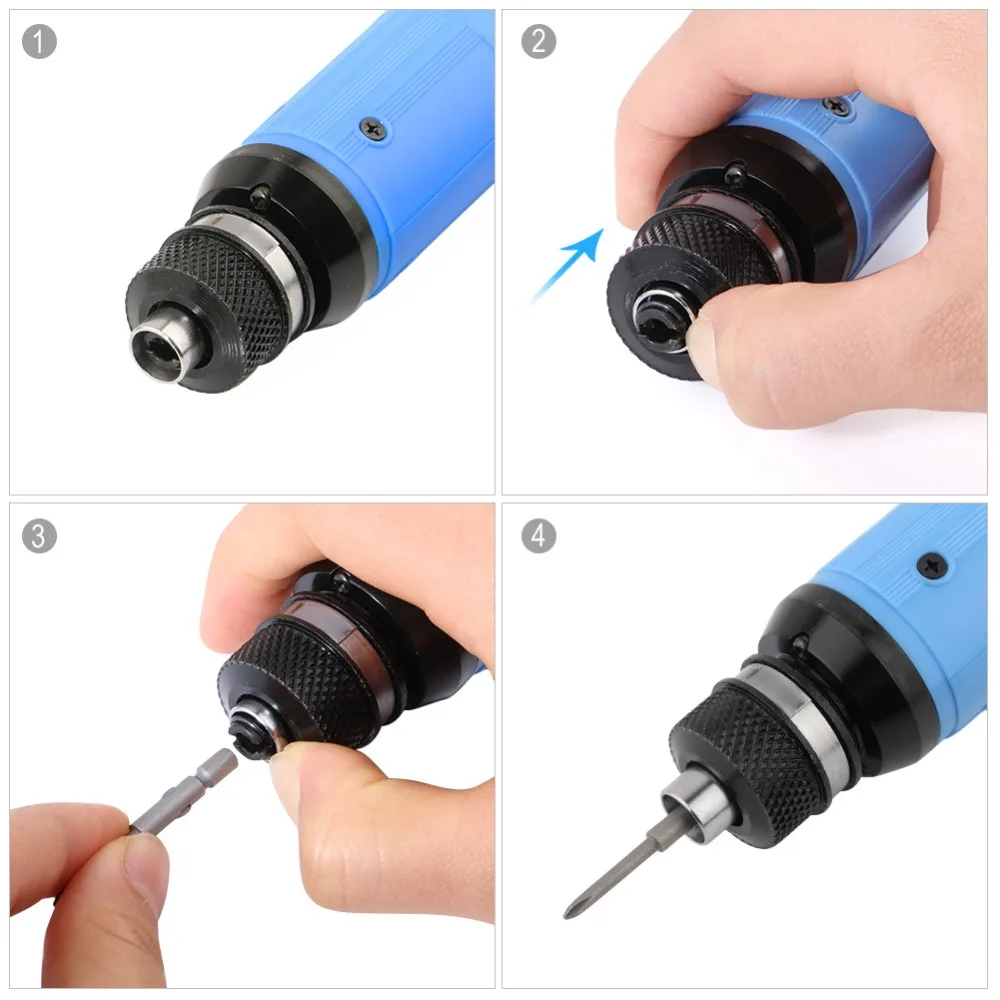 DIYFIX Мини Электрическая отвертка прямые человеческие волосы для наращивания