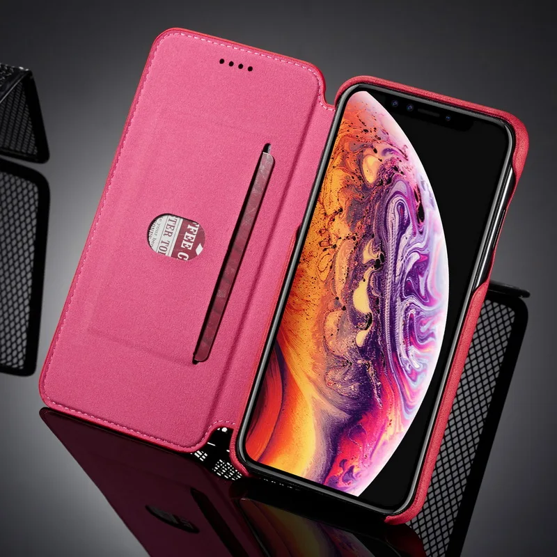 Ретро PU кожаный чехол для iPhone X 6 6s 7 8 Plus XS мульти держатели карт телефонные чехлы для iPhone XS Max XR 10 Чехол