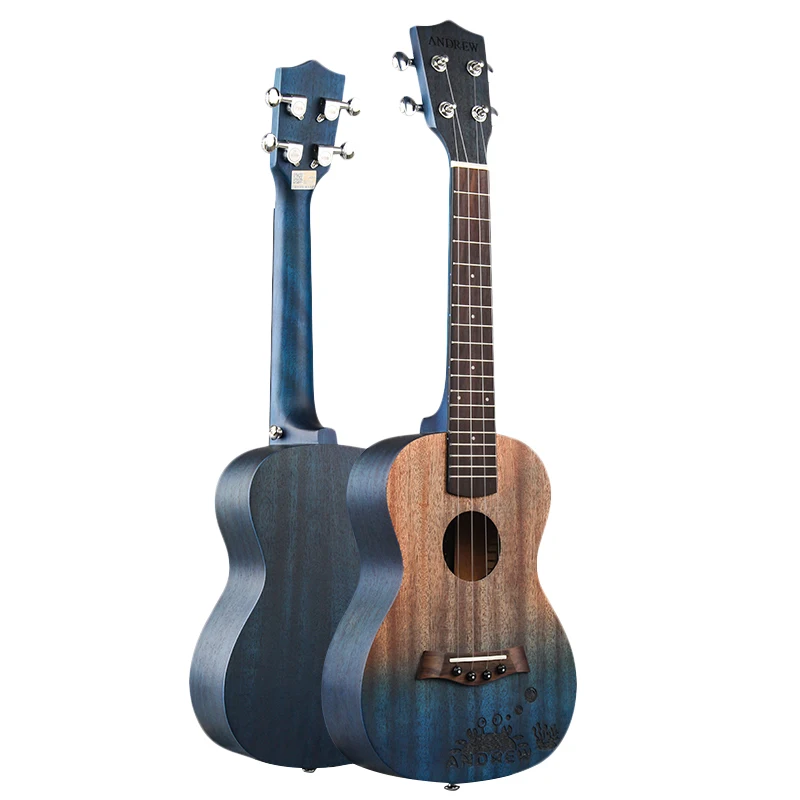 ANDREW Ukulele концертная Гавайская гитара 23 дюйма 4 струны Гавайское красное дерево Uke