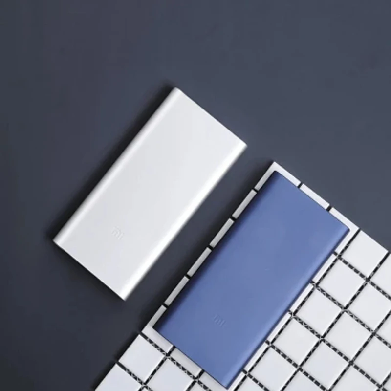 Быстрая зарядка 10000 мАч Xiaomi Mi Power Bank 2i внешний аккумулятор Двойной USB выход 18 Вт