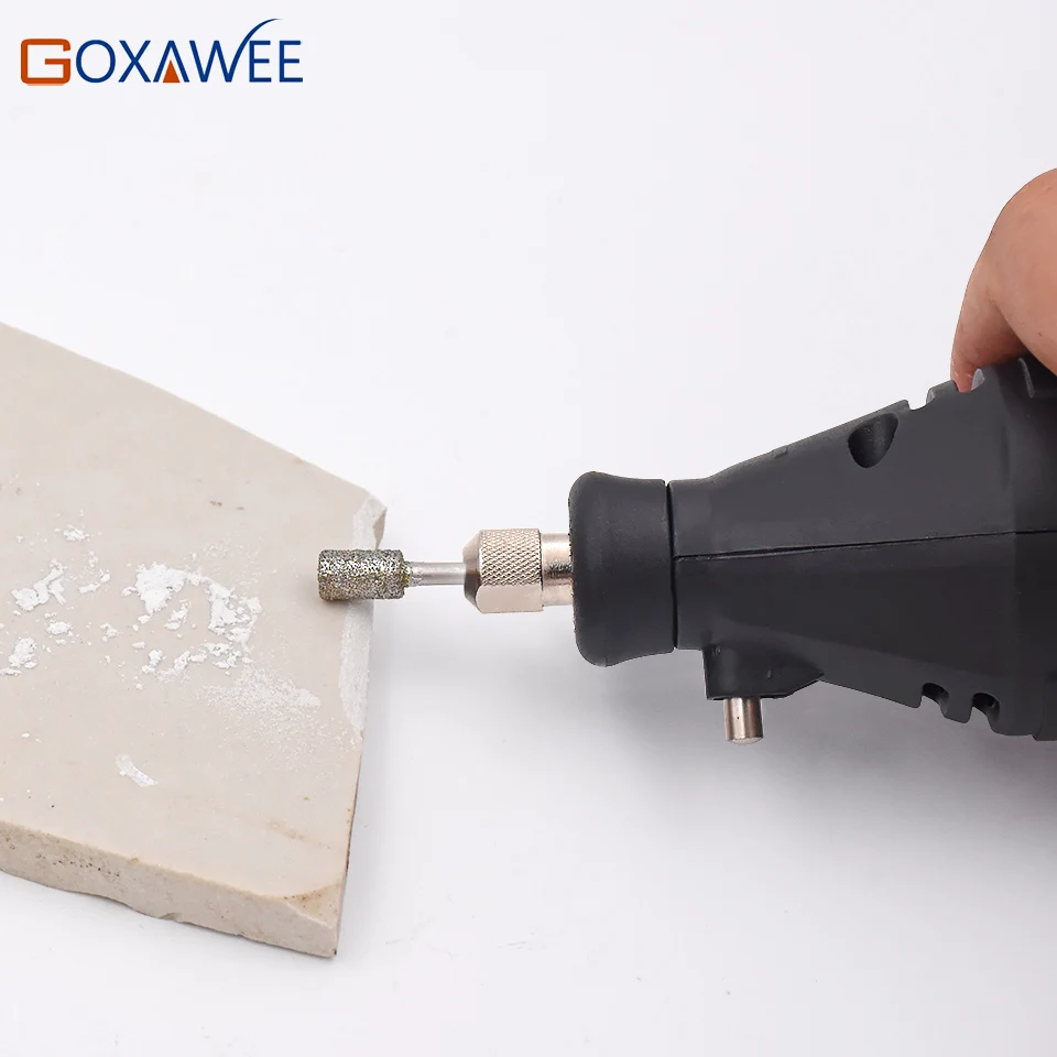 Набор сверл GOXAWEE Dremel комплект насадок с хвостовиком 3 мм для шлифования и