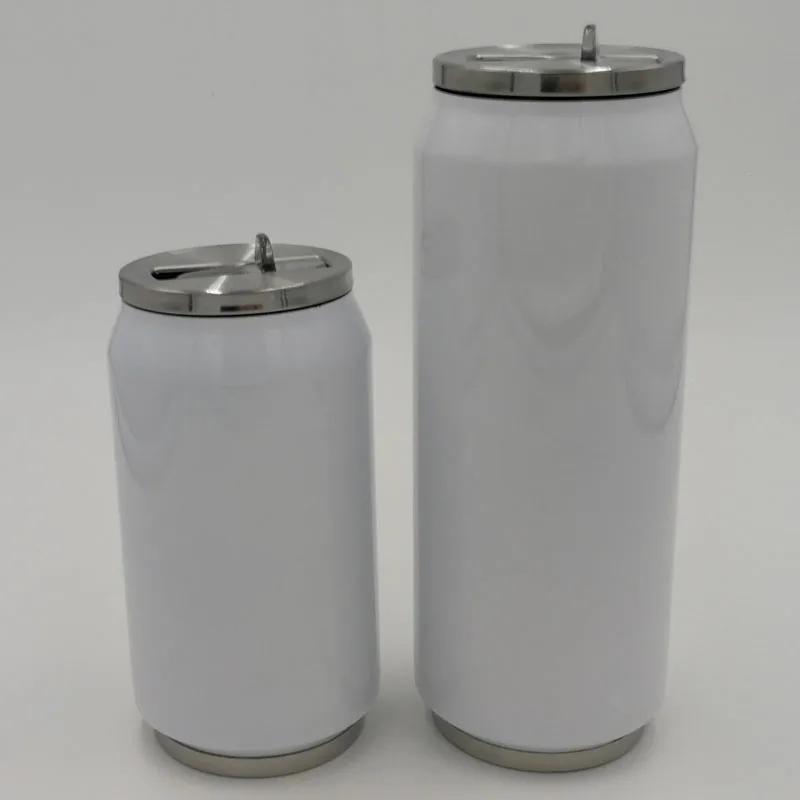 Quevinal 20 штук 12oz/17 унций термос с двойными стенками жестяной банки вакуумного