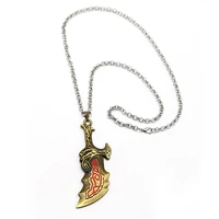 xowshine jewelry game god of war women statement necklace kratos pendnats keyring men choker accessory