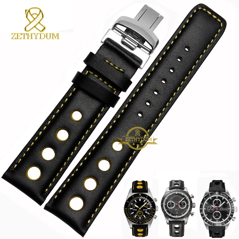 Ремешок из натуральной кожи для часов tissot ремешок для наручных часов мужской кожаный браслет 20 мм спортивные наручные часы
