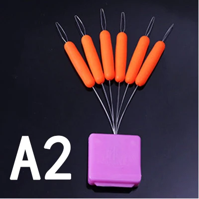 Orange A2 Новинка, 1 группа, 6 шт., семизвездный поплавок, уличные рыболовные аксессуары, оранжевый/флуоресцентный желтый рыболовный стопор для поплавка - Цвет: Orange A2