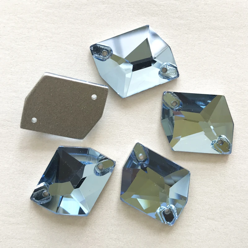 YANRUO 3265 космические плоские стразы для пришивания хрустальных камней стеклянные