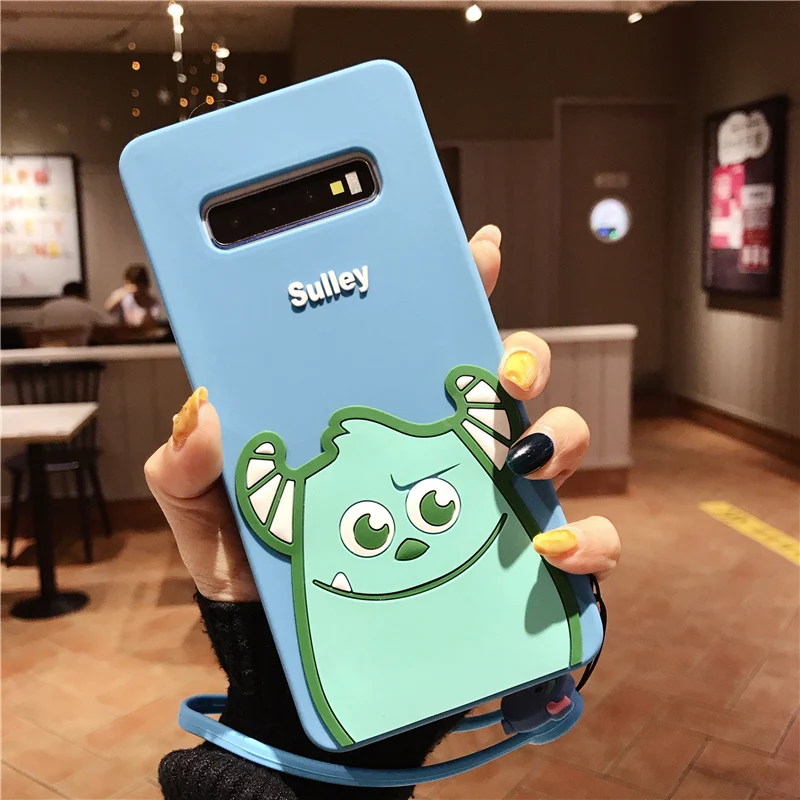Мягкий чехол для телефона Sam S10 с милыми монстрами samsung Galaxy S9 plus S8 Note8 note 9 Sullivan Mr. Q mike