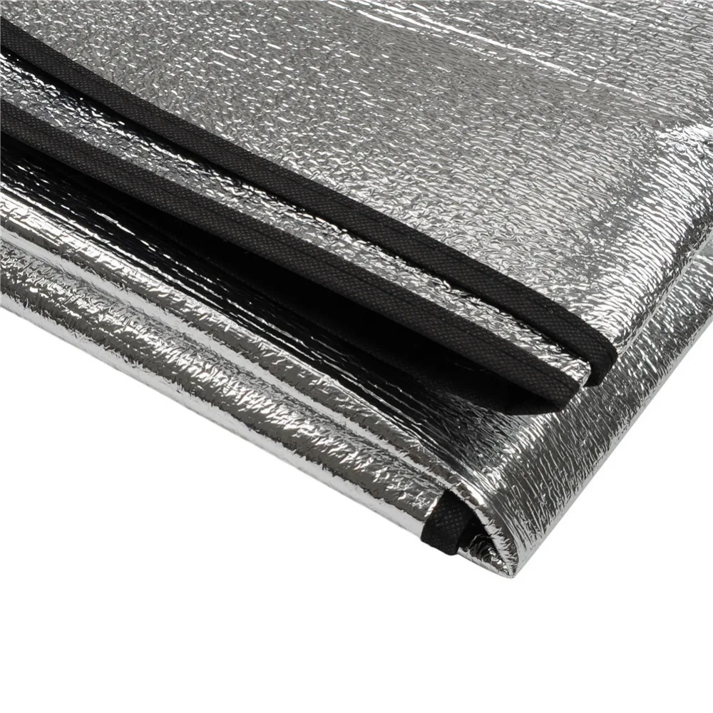 

High quality Multiplayerpvc aluminum film moisture pad 2 * 2M side tent moisture pad picnic mat sleeping pad