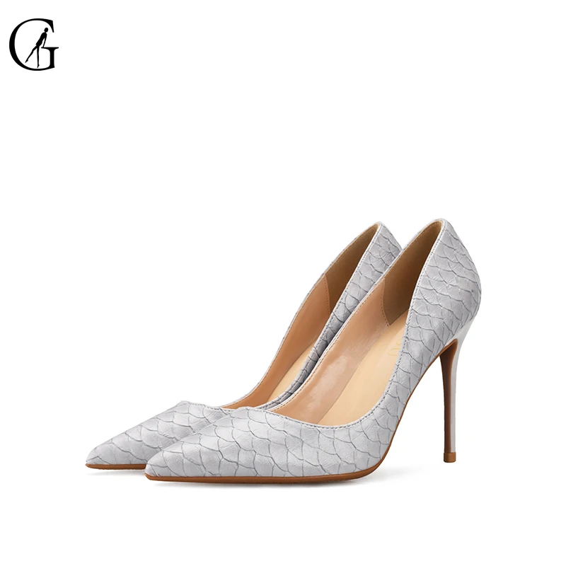 Женские туфли лодочки с острым носком из ПУ кожи|thin high heels|women pumpshigh heels |